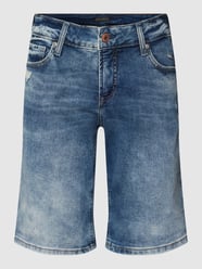 Bermudy z naszywką z logo model ‘ELYSE’ od Silver Jeans Niebieski - 18
