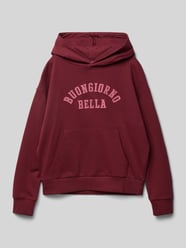 Hoodie mit Kapuze Modell 'bella' von Mango Bordeaux - 14