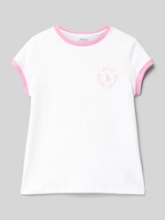 T-Shirt mit Logo- und Label-Print von Polo Ralph Lauren Teens - 6