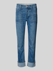 Boyfriend Jeans mit Label-Detail Modell 'NICA' von Gang Blau - 3