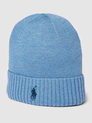 Beanie mit Label-Stitching von Polo Ralph Lauren Blau - 8