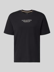 T-Shirt mit Label-Print und Rundhalsausschnitt von JACK & JONES - 40