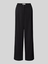 Wide leg stoffen broek met bandplooien, model 'Cecile' van GUIDO MARIA KRETSCHMER WOMAN - 11