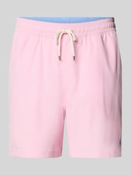 Zwembroek met logostitching model 'TRAVELER' van Polo Ralph Lauren Underwear Fuchsia - 21