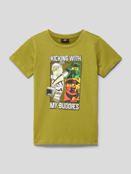T-Shirt mit Motiv-Print von LEGO WEAR Grün - 41