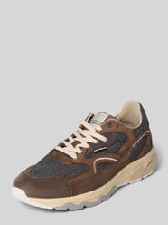 Sneakersy z mieszanki skóry model 'De Rezer' od Floris van Bommel - 45