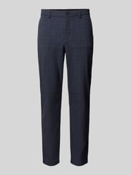 Slim Fit Stoffhose mit Gürtelschlaufen Modell 'ROBERT' von SELECTED HOMME Blau - 14