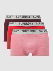 Obcisłe bokserki w zestawie 3 szt. od Superdry Różowy - 33