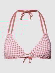 Bikinitop met vichy-ruiten van Skiny Roze - 38
