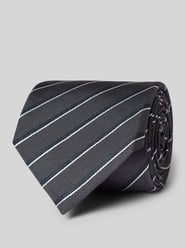 Krawatte mit Label-Detail von BOSS Grau - 35