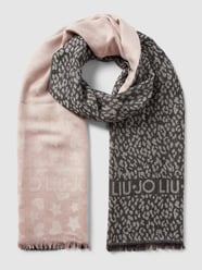 Schal im Patchwork-Look von Liu Jo White Pink - 10