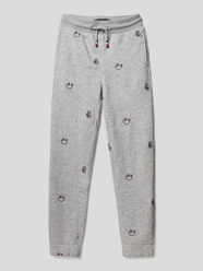 Sweatpants mit Stitchings von Tommy Hilfiger Kids Grau - 34