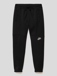 Sweatpants mit Logo-Stitching von Nike Schwarz - 34