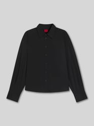 Boxy Fit Hemdbluse aus reiner Baumwolle Modell 'ELMA' von HUGO - 10