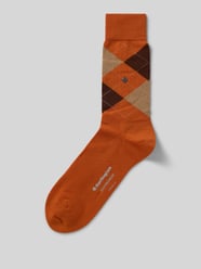 Socken aus Schurwoll-Mix Modell 'Edinburgh' von Burlington Orange - 31