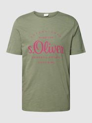 T-Shirt mit Label-Print von s.Oliver RED LABEL - 23