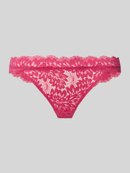 Slim Fit String aus floraler Spitze Modell 'Lime' von Neo Noir - 2