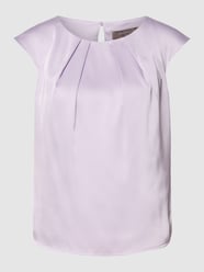 Bluzka z zakładkami od Christian Berg Woman Selection Fioletowy - 41