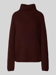 Strickpullover mit Stehkragen Modell 'ARWEN' von Drykorn Bordeaux - 1