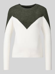 sweter krój regular fit z dodatkiem wełny model 'PLAZA' od VERO MODA - 3
