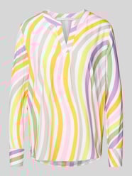 Blouse van lange mouwen van zijdemix van Herzensangelegenheit - 25