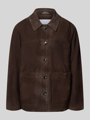 Lederjacke mit aufgesetzten Taschen von COMMA - 23
