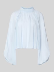 Bluzka z długim rękawem o kroju loose fit z czystej wiskozy model 'AFFETTO' od MAX&Co. - 11