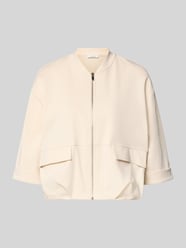 Blouson mit Reißverschluss und Pattentaschen Modell 'Goros' von OPUS Beige - 24