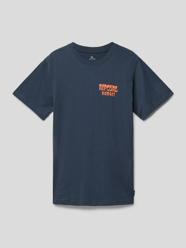 T-Shirt mit Rundhalsausschnitt Modell 'DESTO' von Rip Curl Blau / Türkis - 28