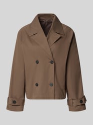 kurtka w stylu trenczu o kroju regular fit z mieszanka bawełny model 'NEW CILO' od Selected - 5
