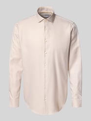 Regular Fit Business-Hemd mit Knopfleiste von Jake*s Beige - 15