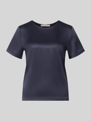 regular fit blouse van satijn van Christian Berg Woman Selection - 30