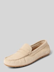 Slipper mit Zierlasche von Marc O'Polo Beige - 1