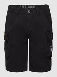 Bermudas mit Label-Details von Alpha Industries Schwarz - 15