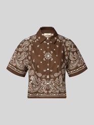 regular fit overhemdblouse met 1/2-mouwen model 'LUZ' van SUNCOO PARIS - 5