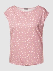T-Shirt mit Allover-Motiv-Print von Montego Rosa - 44