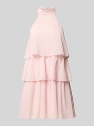 Minikleid im Stufen-Look von Gina Tricot Pink - 4