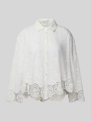 Relaxed Fit Bluse mit Häkelspitze von Apricot - 15