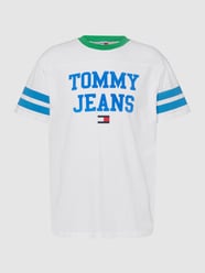 T-Shirt mit Label-Print von Tommy Jeans Weiß - 25