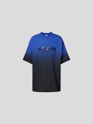 Oversized T-Shirt mit Farbverlauf von VETEMENTS Blau - 33