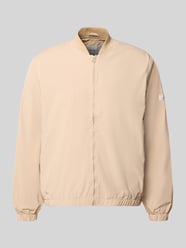 regular fit bomberjack met college-kraag model 'BELVEDERE' van Pepe Jeans Beige - 4