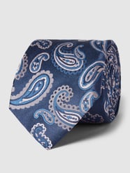 Seidenkrawatte mit Paisley-Muster von BOSS Slim Fit Blau - 33