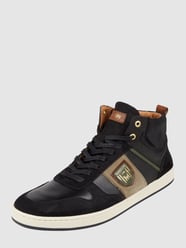 Sneakersy wysokie ze skóry model ‘Palermo’ od Pantofola dOro Czarny - 22