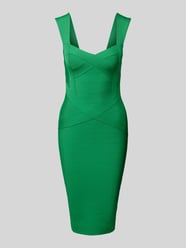 Knielanges Cocktailkleid mit Strukturmuster von Lipsy - 10