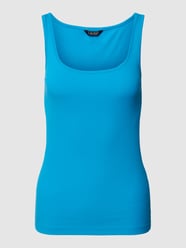 Tank Top in Ripp-Optik Modell 'KELLY' von Lauren Ralph Lauren Blau - 40