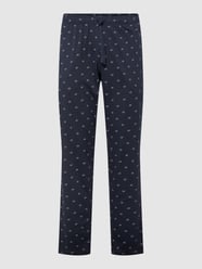 Pyjama-Hose aus reiner Baumwolle von Schiesser Blau / Türkis - 27