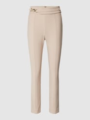 Slim Fit Stoffhose mit Ziernähten Modell 'KAREN' von Marciano Guess Braun - 34