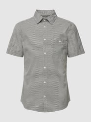 Vrijetijdsoverhemd met all-over motief van s.Oliver RED LABEL Wit - 4
