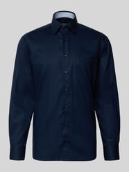 Comfort fit zakelijk overhemd van katoen met kentkraag van ETERNA - 46