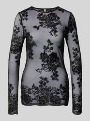 Longsleeve in semitransparentem Design Modell 'AUBE' von Soyaconcept - 21